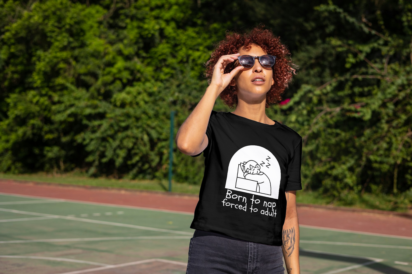 Born to Nap Unisex Oversized Classic T-Shirt